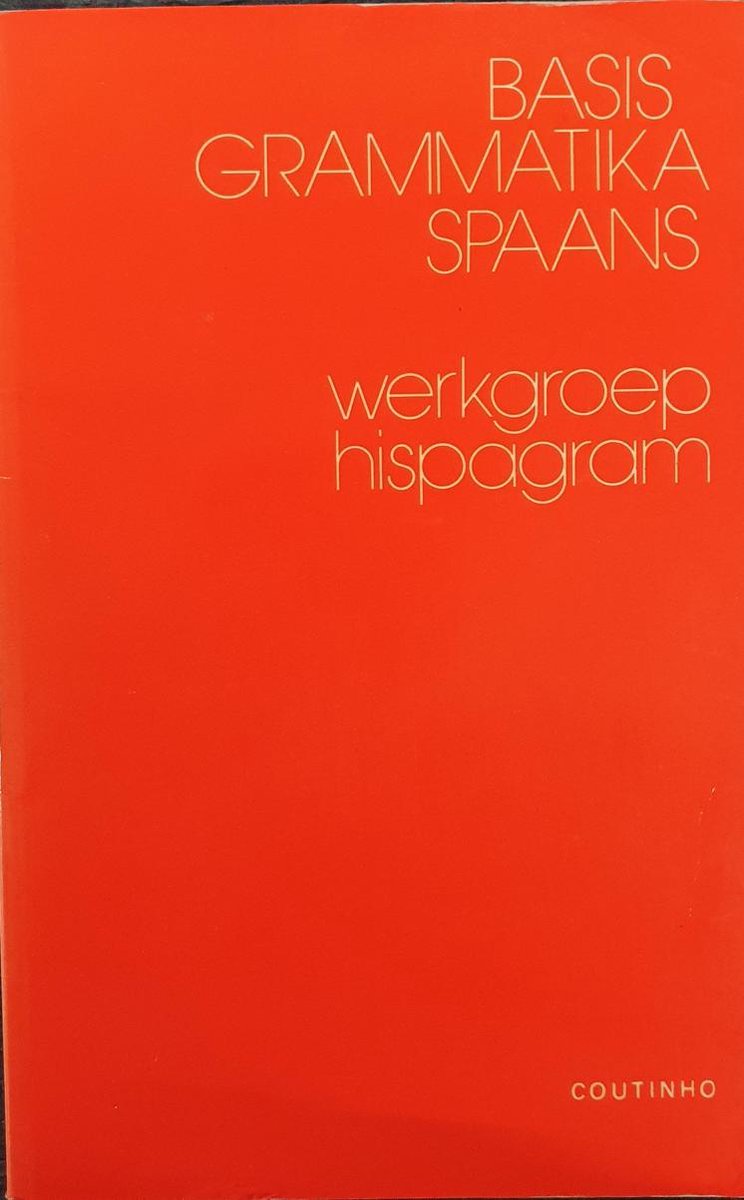 Basisgrammatika spaans