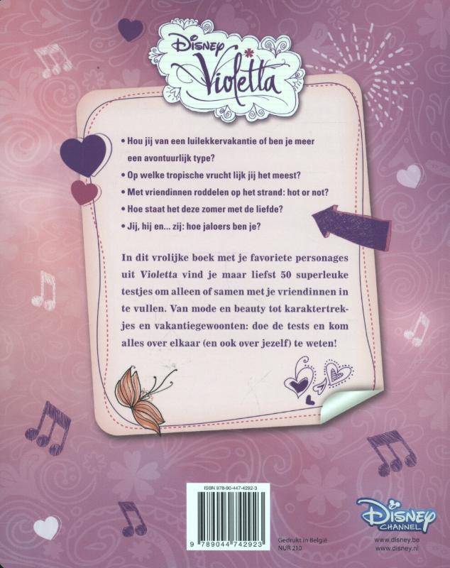 Disney Violetta - De leukste tests achterkant