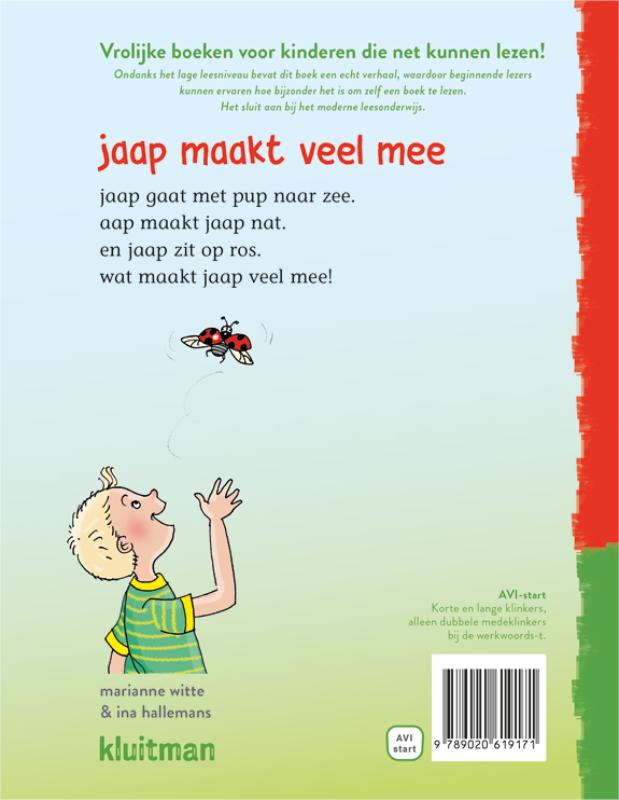 jaap maakt veel mee / lees lees lees achterkant