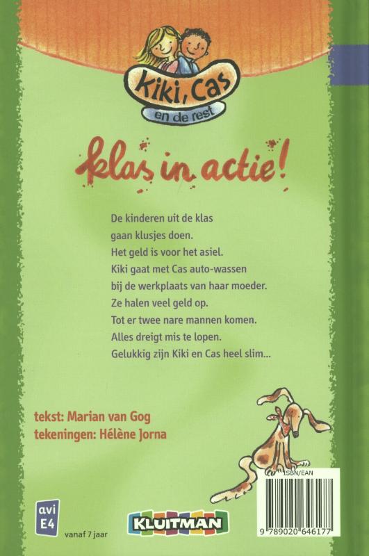 Klas in actie! / Kiki, Cas en de rest achterkant