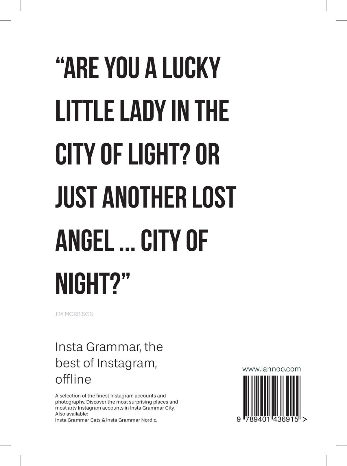 City / Insta grammar achterkant