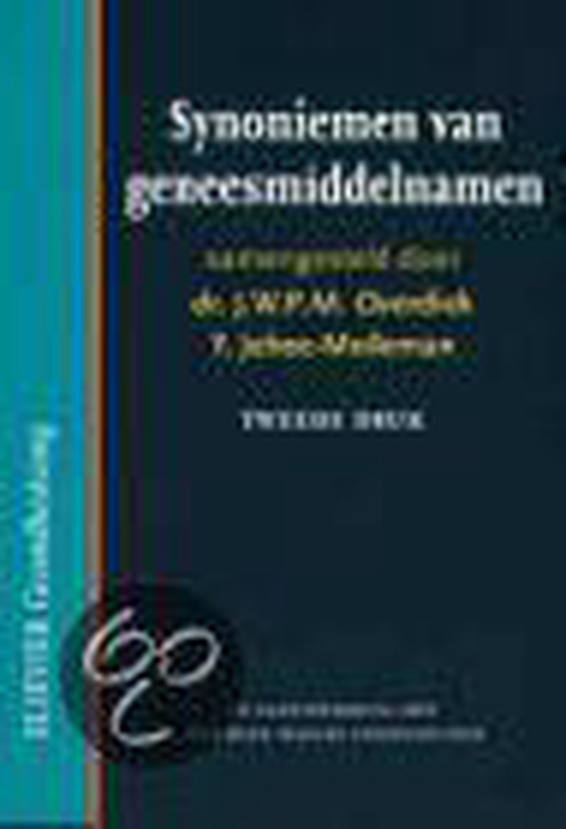 boekenbalie_9789035227101_cover Synoniemen Van Geneesmiddelnamen