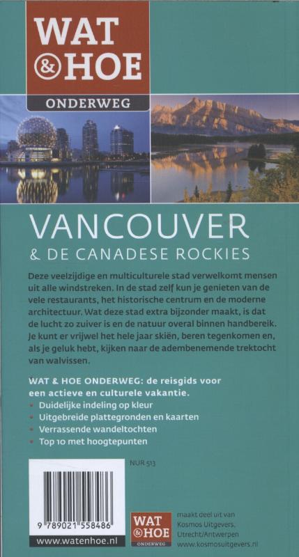 Wat & Hoe onderweg - Vancouver en de Canadese rockies achterkant