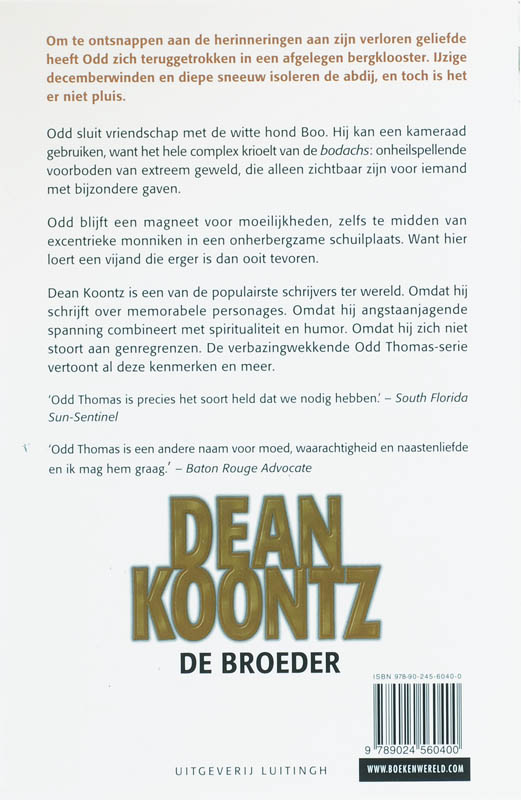De broeder / Odd Thomas / 3 De broeder / Odd Thomas / 3 achterkant