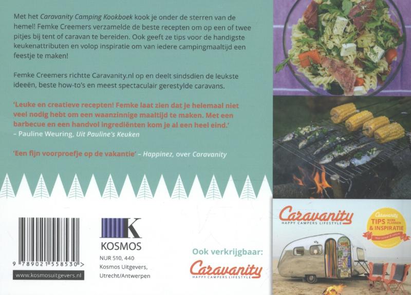 Caravanity camping kookboek Caravanity camping kookboek achterkant