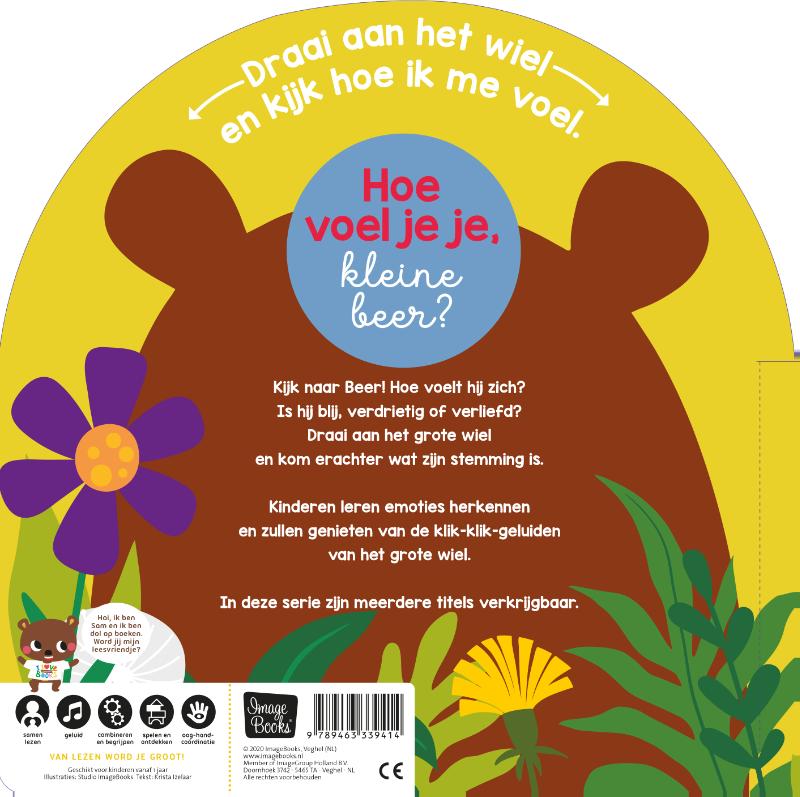 Hoe voel je je? Kleine beer achterkant