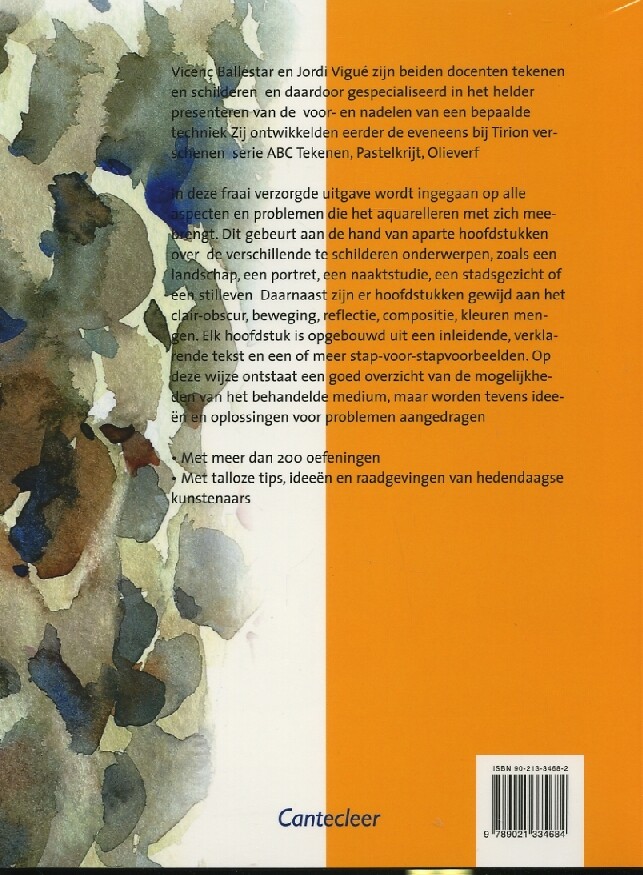 Het grote aquarelboek achterkant