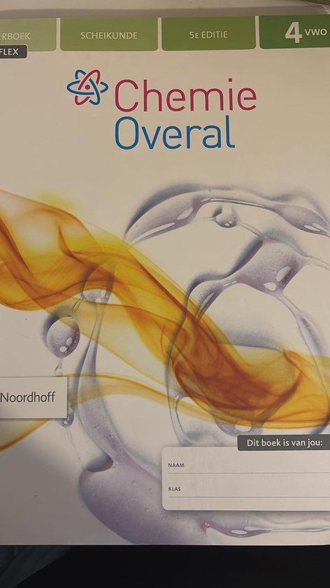 Chemie Overal 5e ed vwo 4 FLEX leerboek