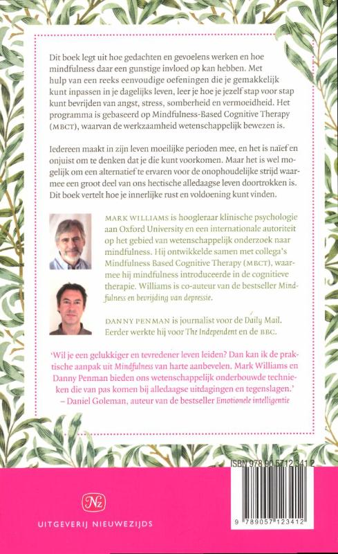 Mindfulness Mindfulness achterkant