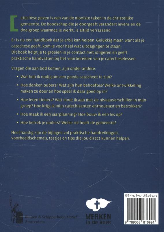 Handboek voor catecheten achterkant