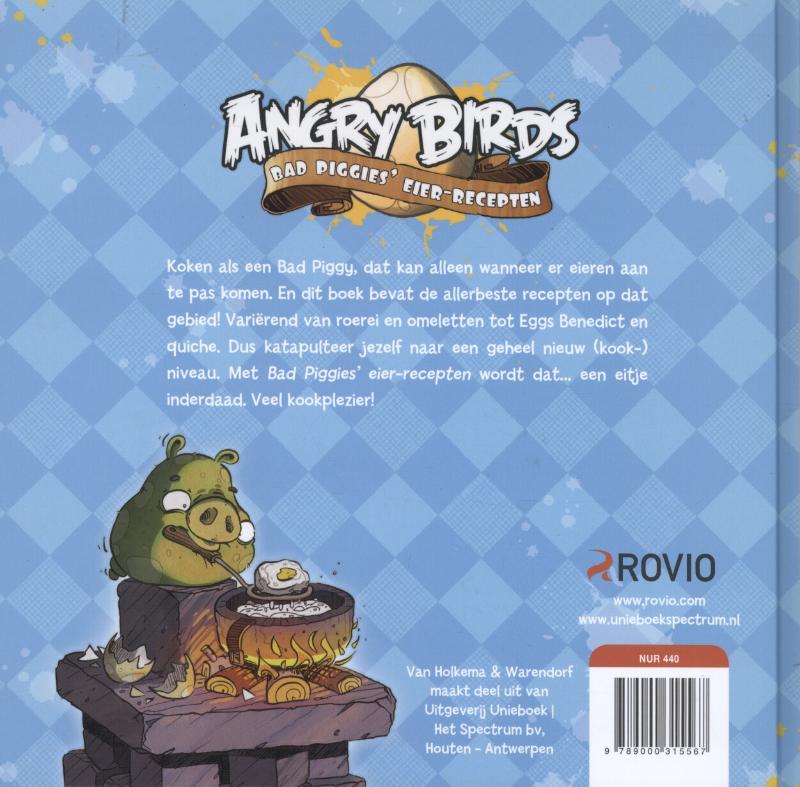 Angry Birds - Angry Birds Bad piggies eierrecepten achterkant