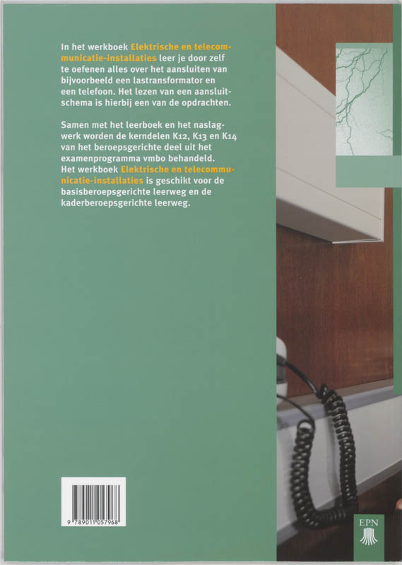 Elektrische en telecommunicatie-installaties / 3/4Vmbo / deel Werkboek achterkant