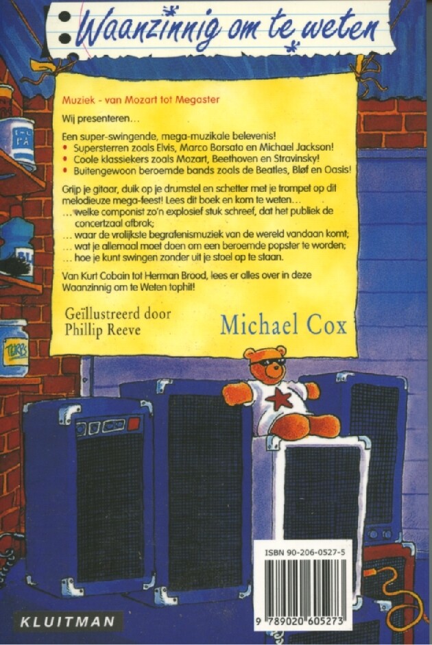 Muziek - van Mozart tot megaster / Waanzinnig om te weten Muziek - van Mozart tot megaster / Waanzinnig om te weten achterkant