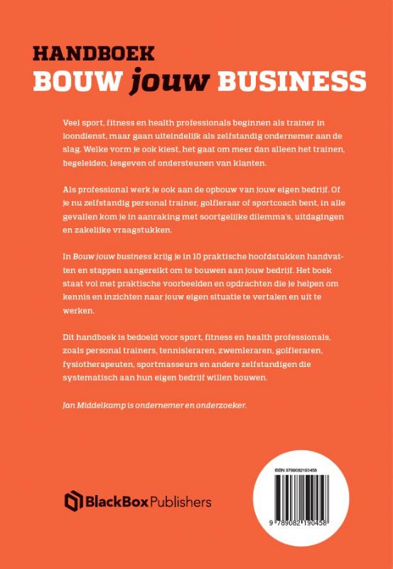 Handboek bouw jouw business achterkant