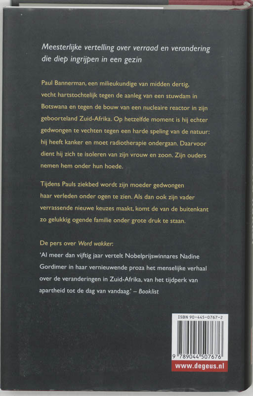 Word wakker achterkant