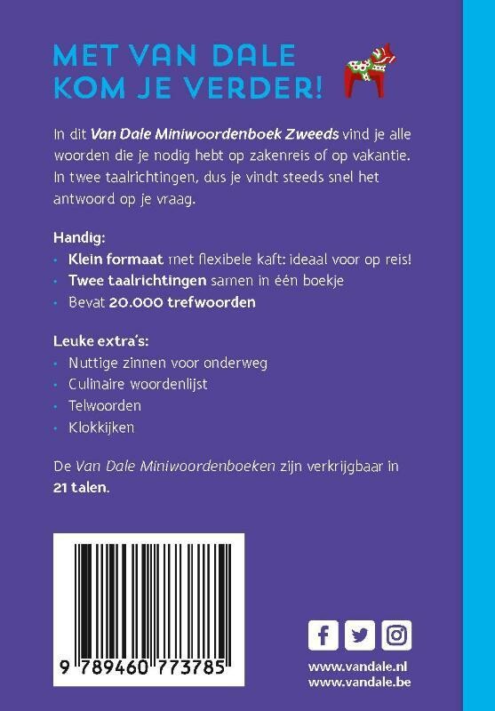 Van Dale miniwoordenboek achterkant