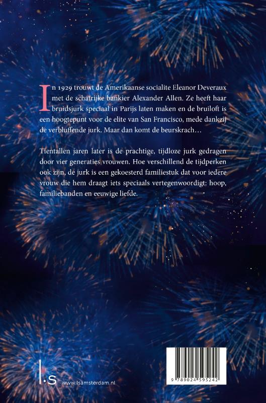 De bruidsjurk De bruidsjurk achterkant