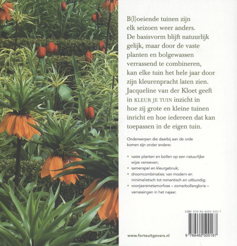 Kleur je tuin achterkant