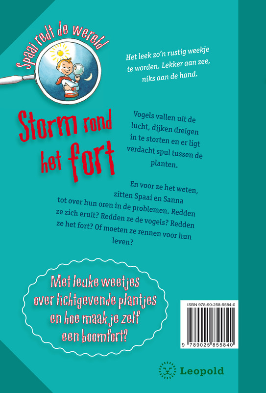 Storm rond het fort / Spaai redt de wereld / 4 achterkant