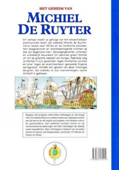 Het geheim van Michiel De Ruyter / MICHIEL DE RUYTER achterkant