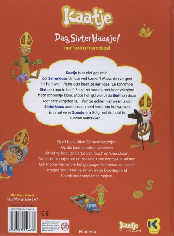 Dag Sinterklaasje! / Kaatje achterkant