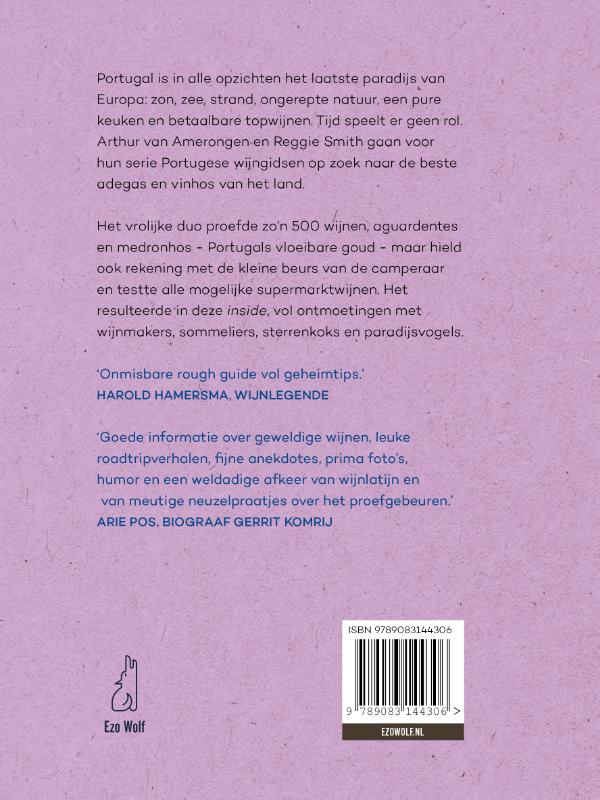 De wijngids voor de Algarve en de Alentejo achterkant