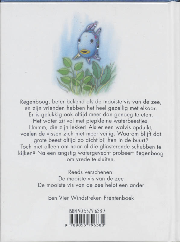 De mooiste vis van de zee sluit vrede achterkant