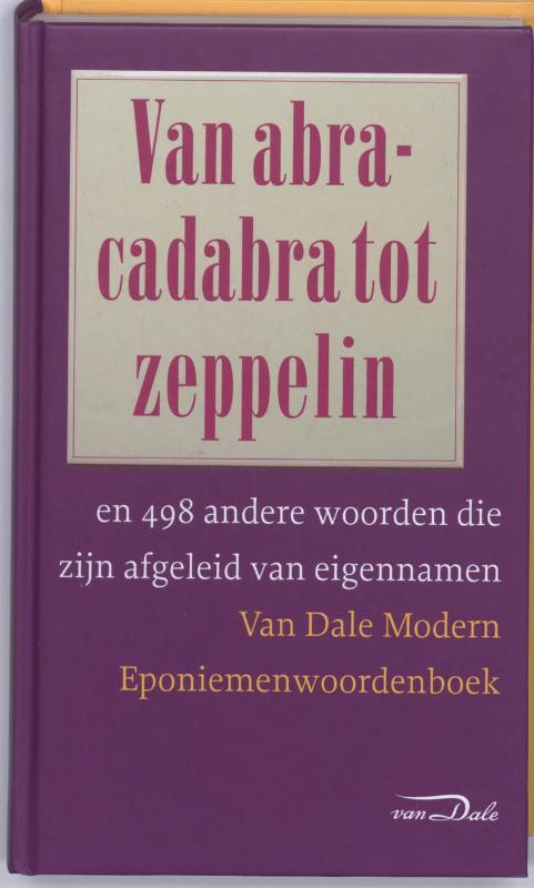 Van Dale Modern Eponiemenwoordenboek