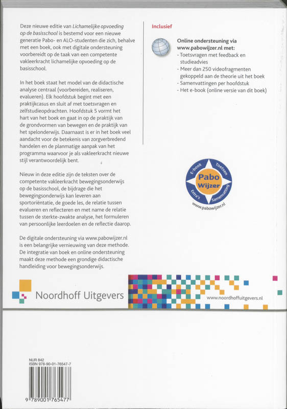 Lichamelijke opvoeding op de basisschool Lichamelijke opvoeding op de basisschool achterkant