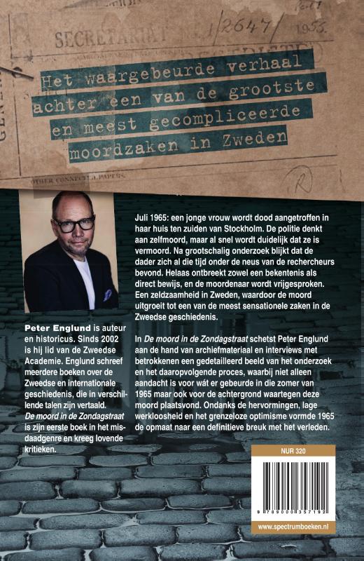 De moord in de Zondagstraat De moord in de Zondagstraat achterkant