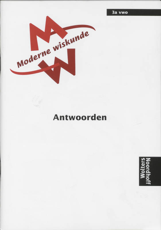 Moderne wiskunde 3a vwo Antwoorden