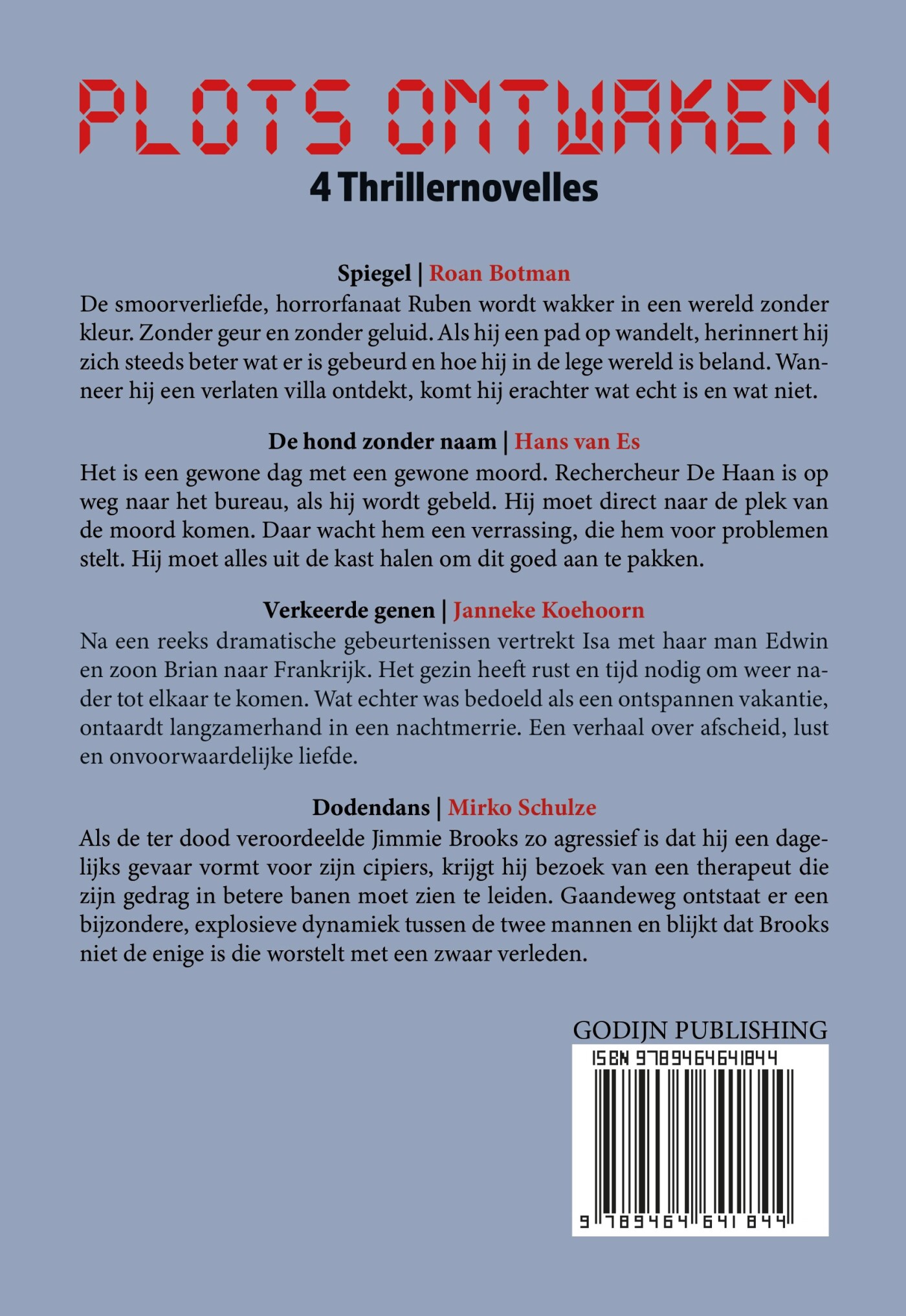 Plots ontwaken achterkant