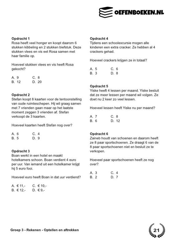 Oefenboeken.nl Rekenen Groep 3 / Rekenen oefenboeken.nl / 3
