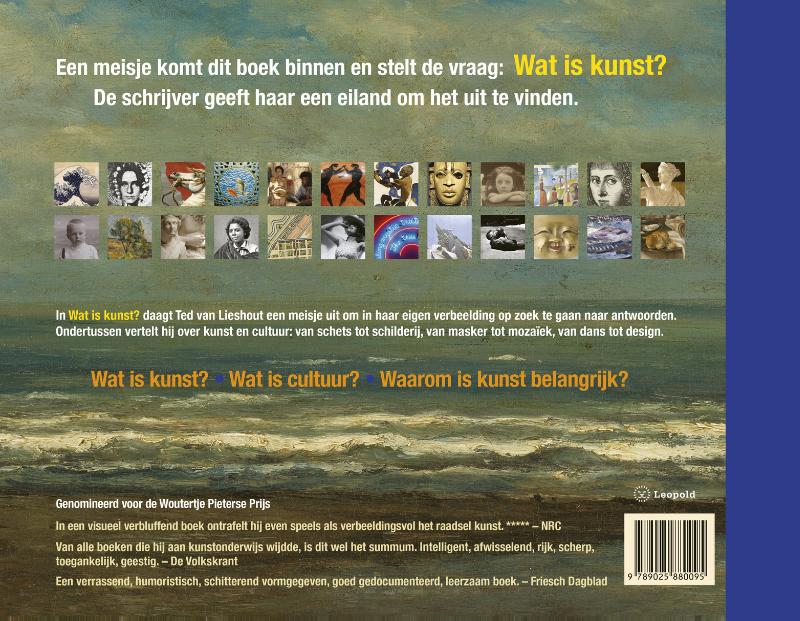 Wat is kunst? / Kunstprentenboeken achterkant