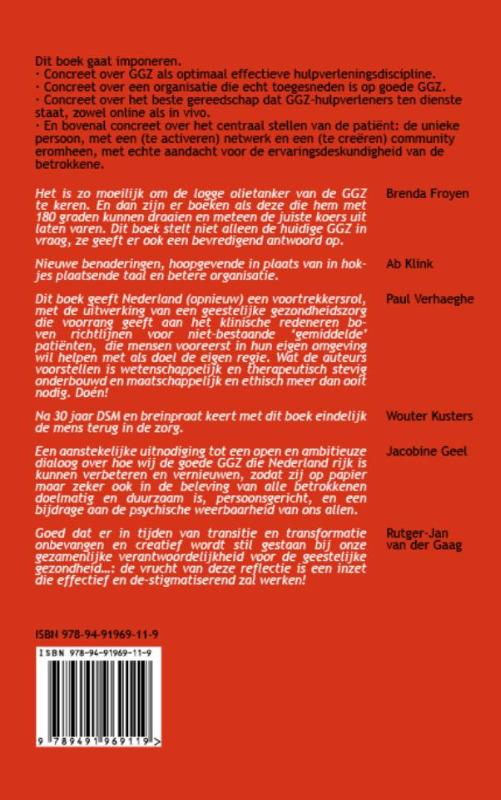 Goede GGZ! Goede GGZ! achterkant