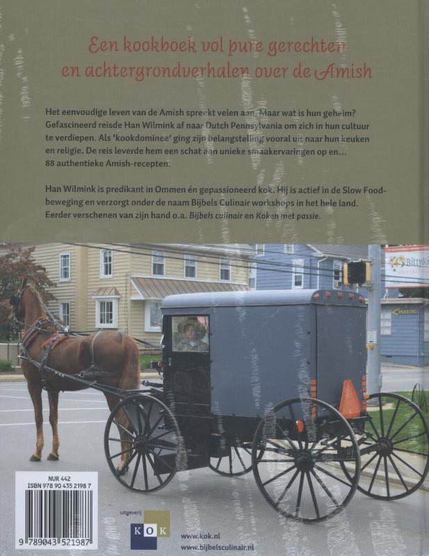 De smaak van de Amish achterkant