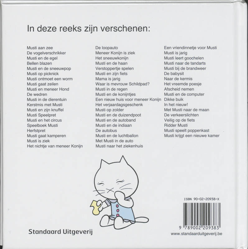 Een vriendinnetje voor Musti / Musti achterkant