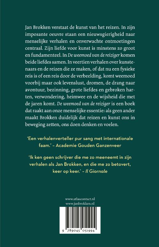 De weemoed van de reiziger achterkant