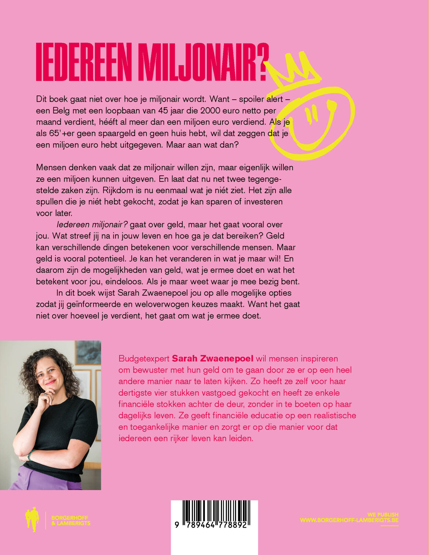 Iedereen miljonair achterkant