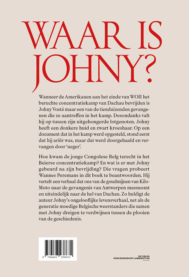 Waar is Johny? achterkant