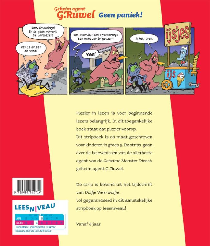Geheim agent G. Ruwel / Geen paniek! / Kijk en Lees achterkant