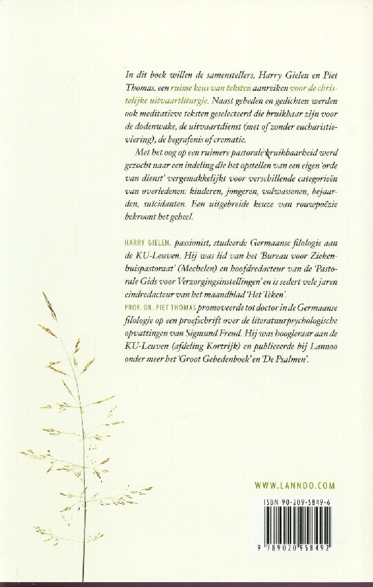 Nader tot U, Heer achterkant
