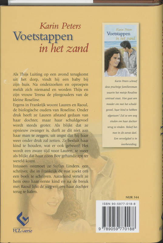 Voetstappen in het zand Voetstappen in het zand achterkant