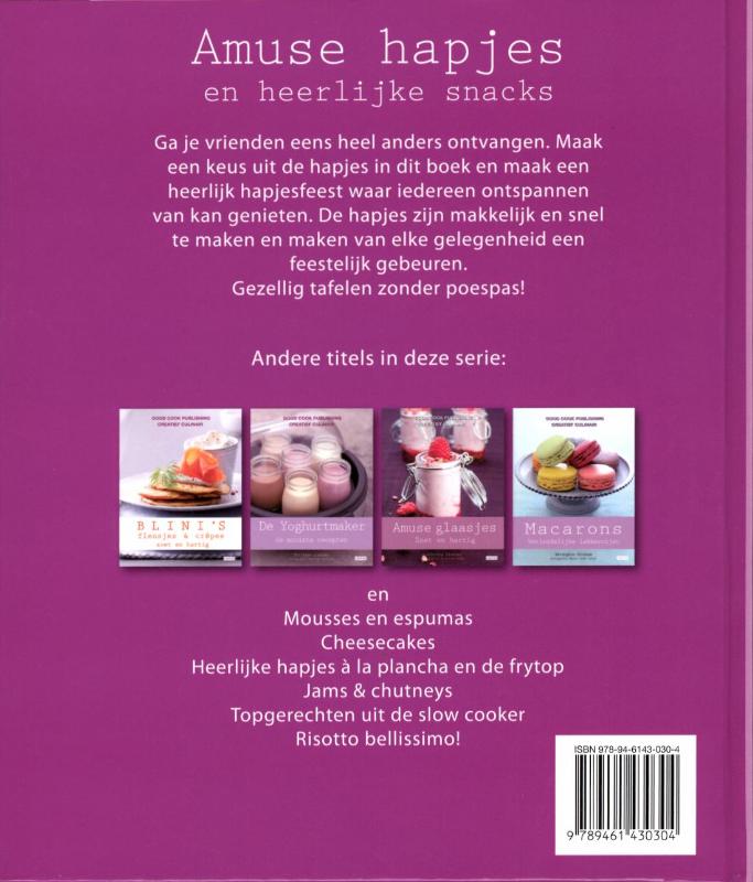 Amuse hapjes / Creatief Culinair achterkant