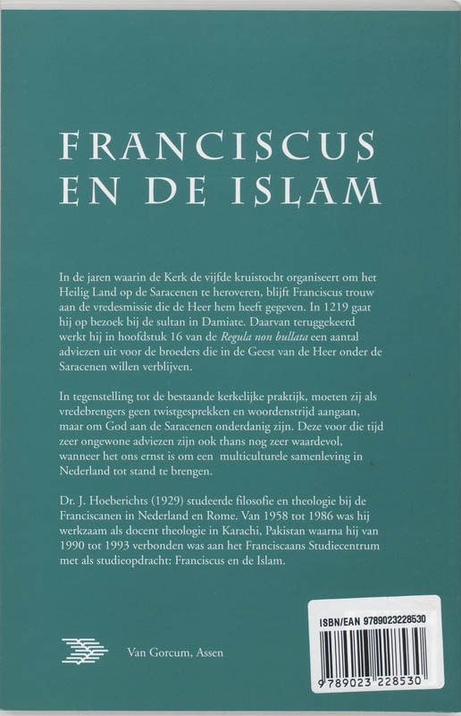 Franciscus en de Islam achterkant