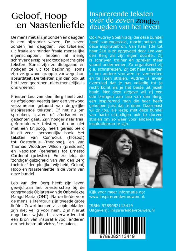 Geloof, hoop en naastenliefde achterkant