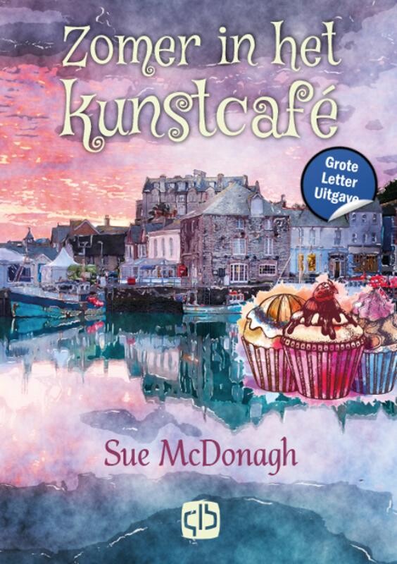 Zomer in het kunstcafe / Grote letter bibliotheek / 3987