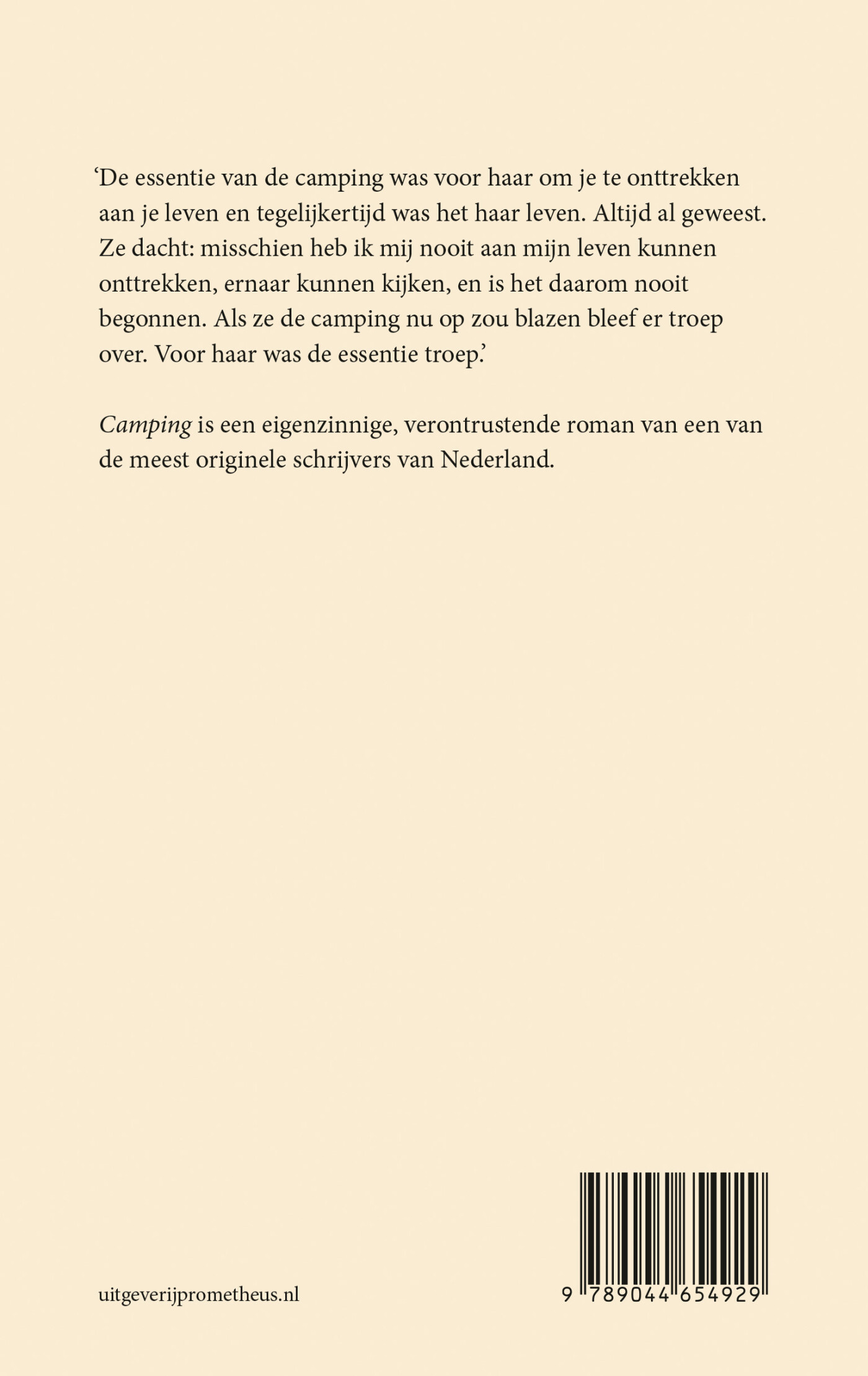 Camping achterkant