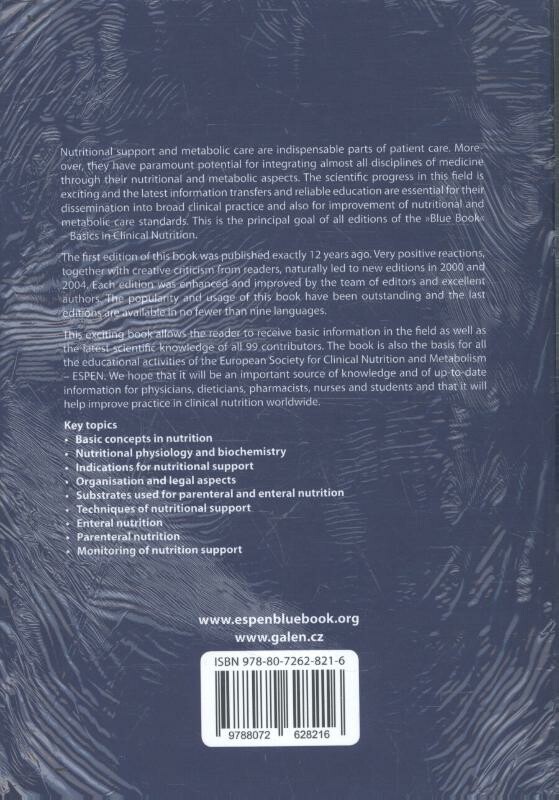 Basics in clinical nutrition achterkant