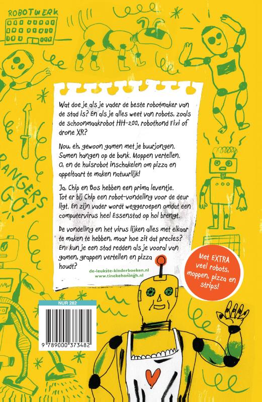 Chip & Bos - Roborangers! / Chip & Bos / 1 achterkant